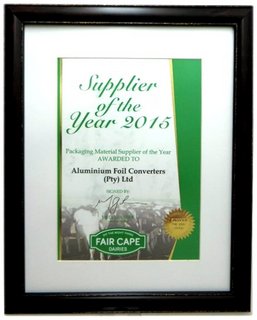 2015 Fair Cape Dairies: Supplier of the Year